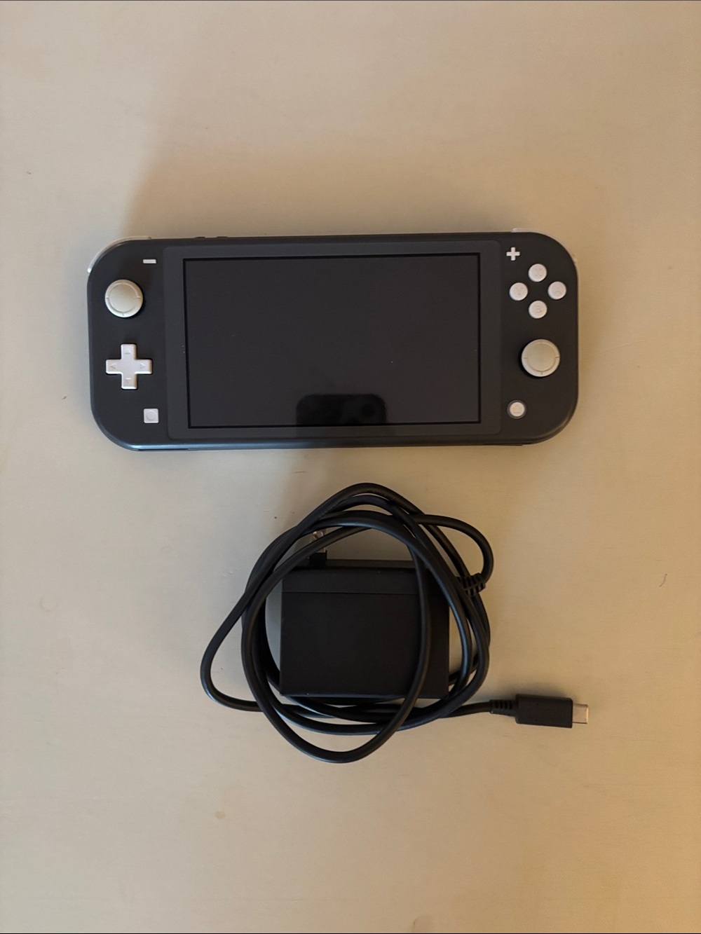 Nintendo Switch Lite in Gray with White Buttons